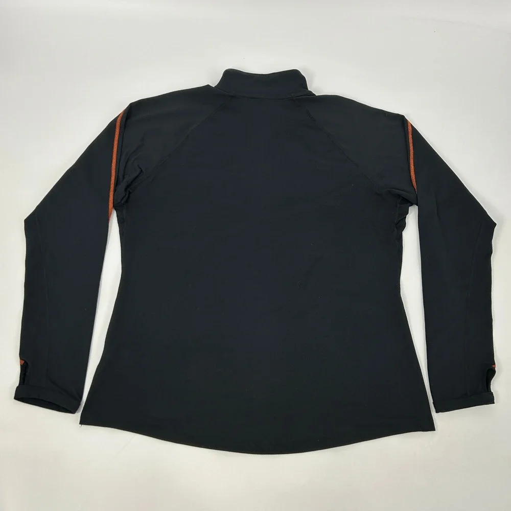 Baltimore‎ Orioles Pullover Womens XL Black Nike Dri-FIT Cooperstown 1/4 Zip MLB